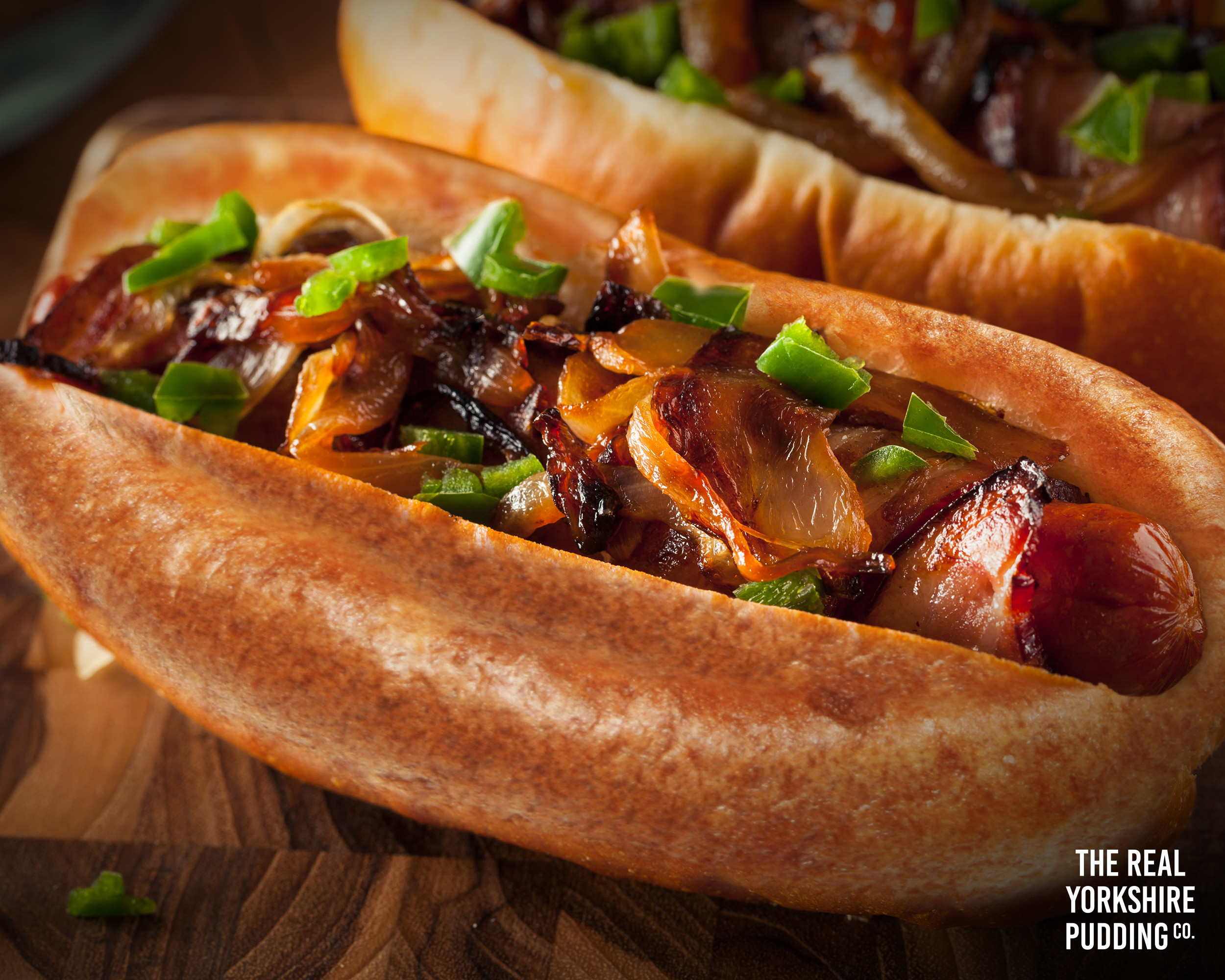 Yorkshire Pudding hot dog 