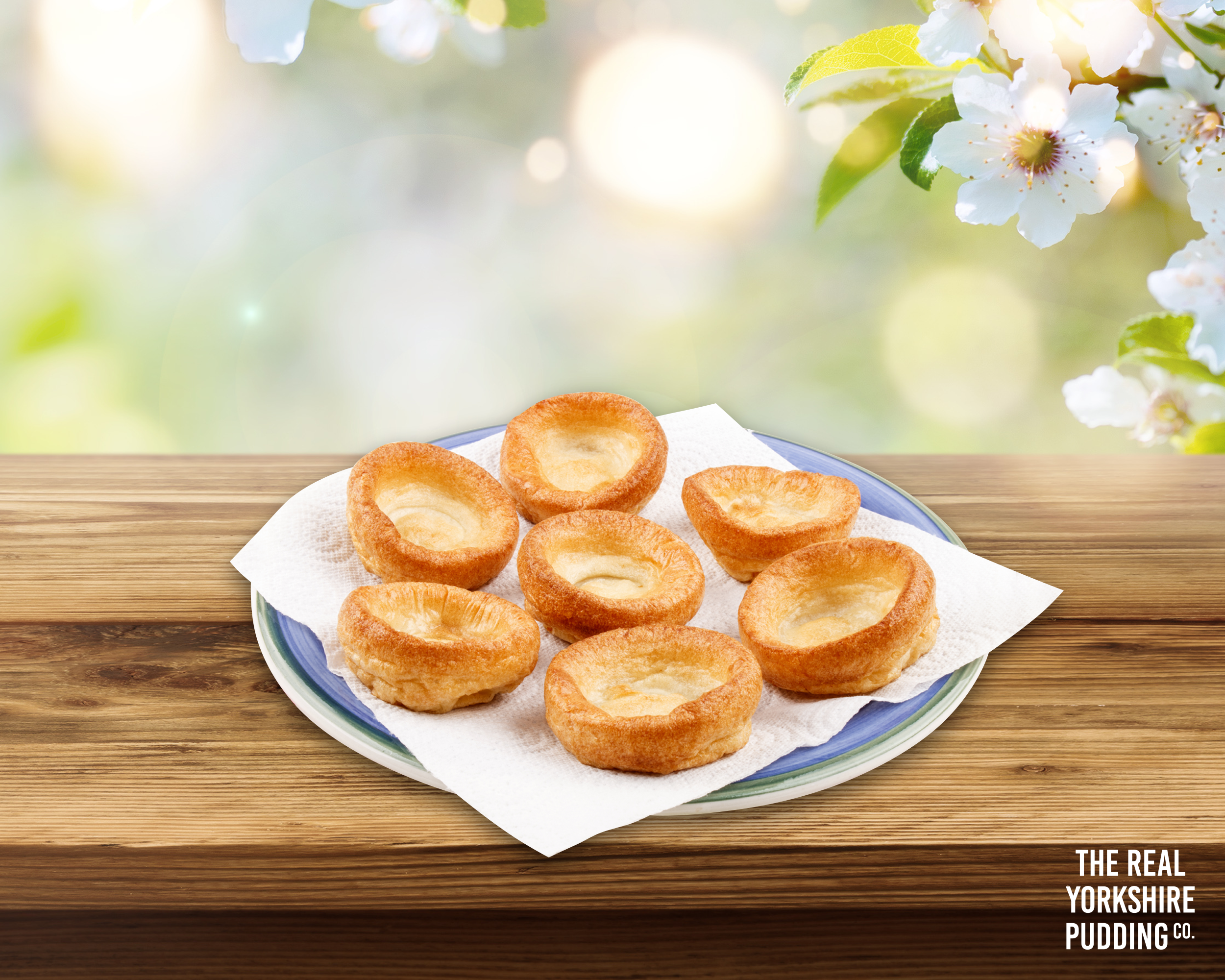 yorkshire puddings on a plate